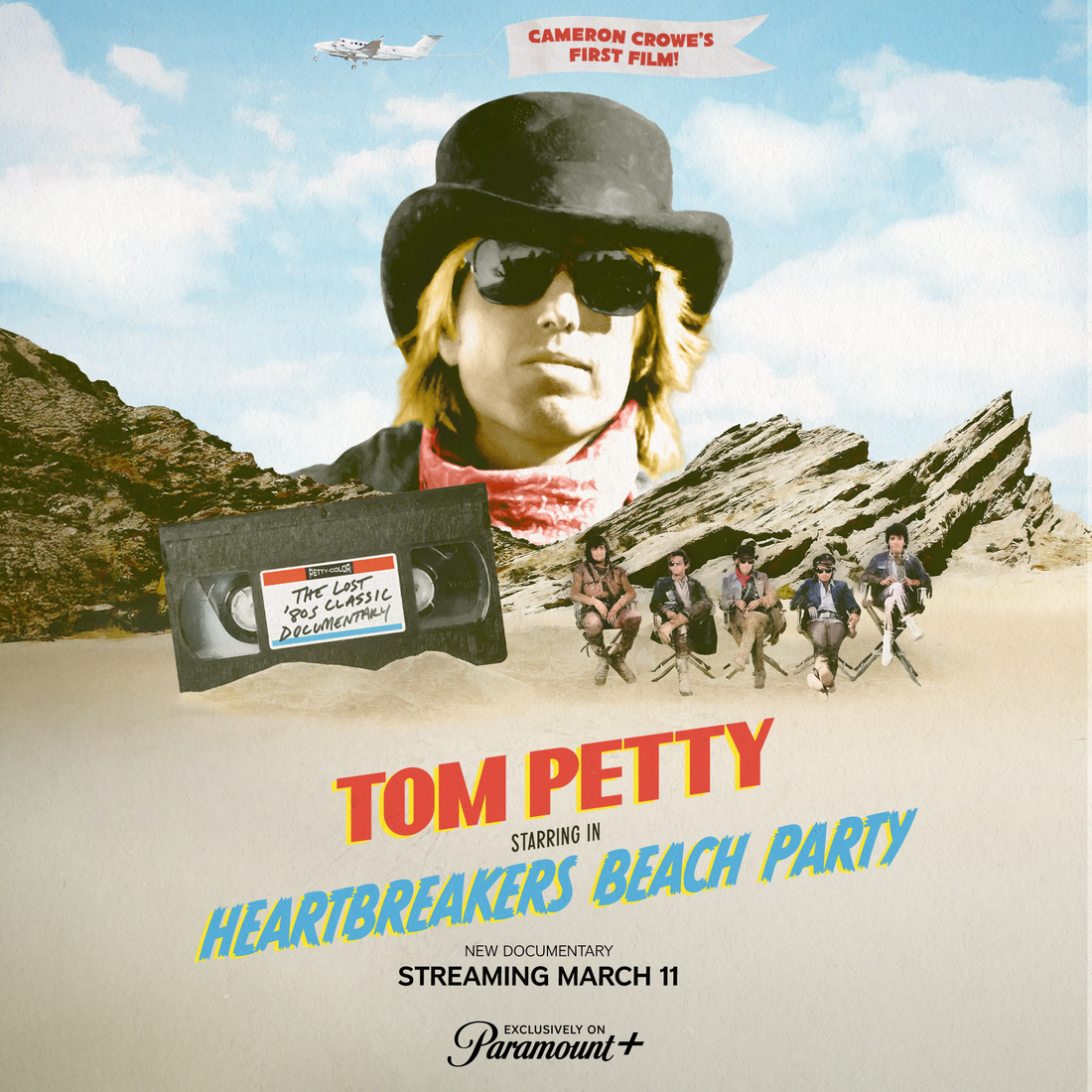 Paramount+ to exclusively premiere “TOM PETTY: HEARTBREAKERS BEACH PARTY”  on Tuesday, March 11th