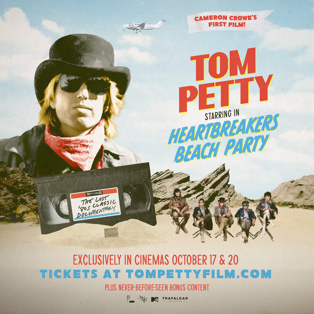 ACADEMY AWARD WINNING DIRECTOR CAMERON CROWE RELEASES HIS DIRECTORIAL DEBUT TOM PETTY: HEARTBREAKERS BEACH PARTY IN CINEMAS FOR THE FIRST TIME ON OCTOBER 17 AND 20